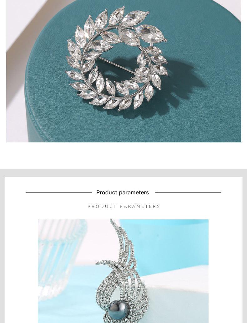 Beautiful floral design pin for casual wear
