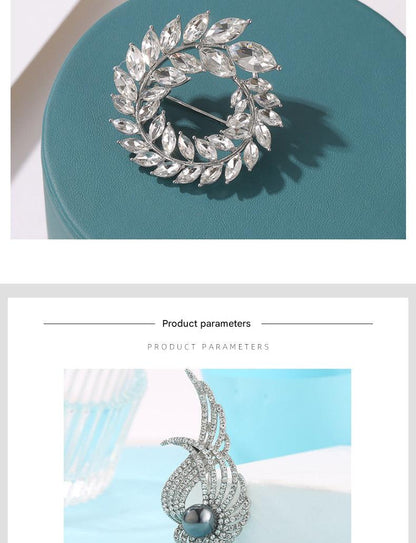 Beautiful floral design pin for casual wear