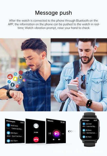 Y3 smartwatch in black color image 5