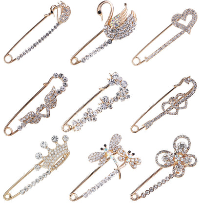 Elegant Anti-Slip Brooch Pin for Women - Image 1