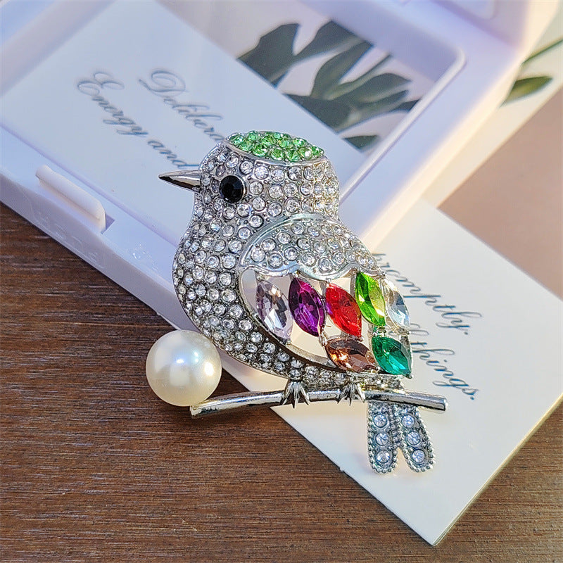 Elegant Alloy Brooch Wear Image 3