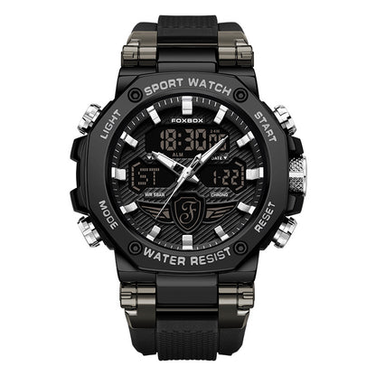 Waterproof digital sports watch angle view