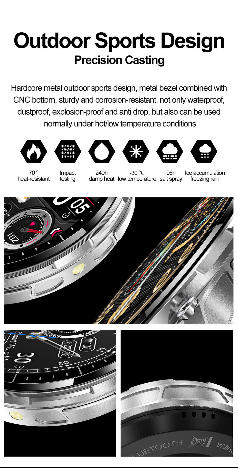 Multi-sport mode fitness tracker with notifications - image 4