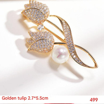 Stylish scarf clip accessory