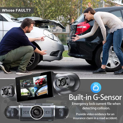 Yuecai 4-channel dash cam front view