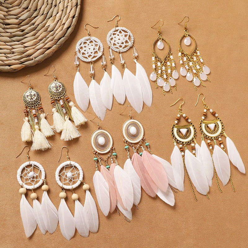 Elegant vintage style earrings