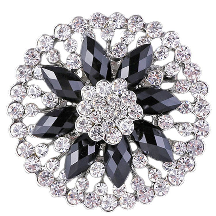 Premium Alloy Flower Brooch Pin Image 2
