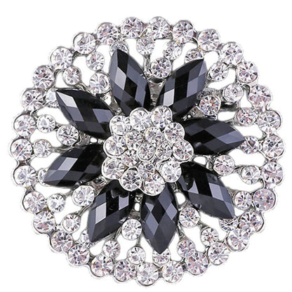 Premium Alloy Flower Brooch Pin Image 2