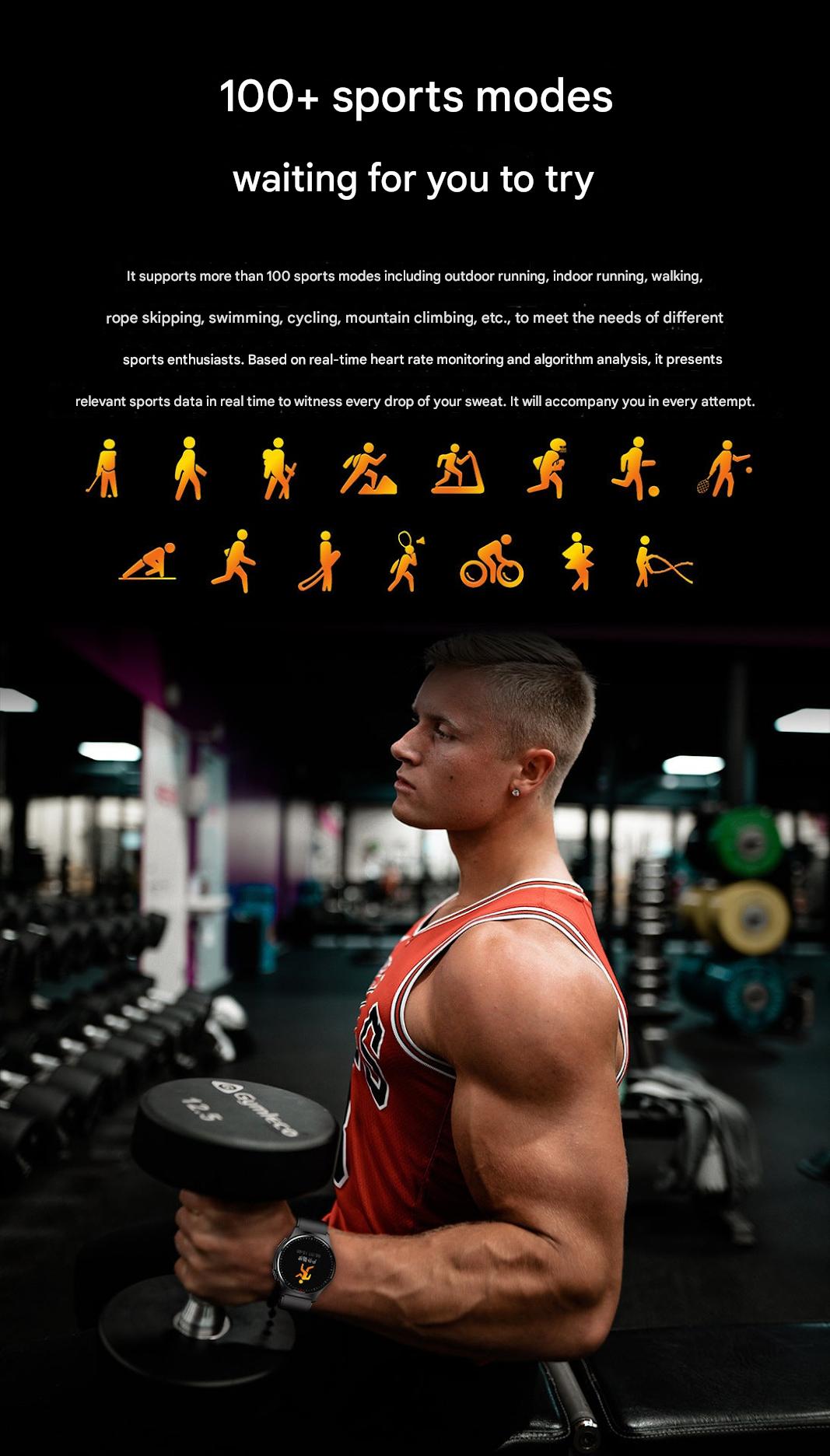 Fitness tracking capabilities of QW49 Smartwatch