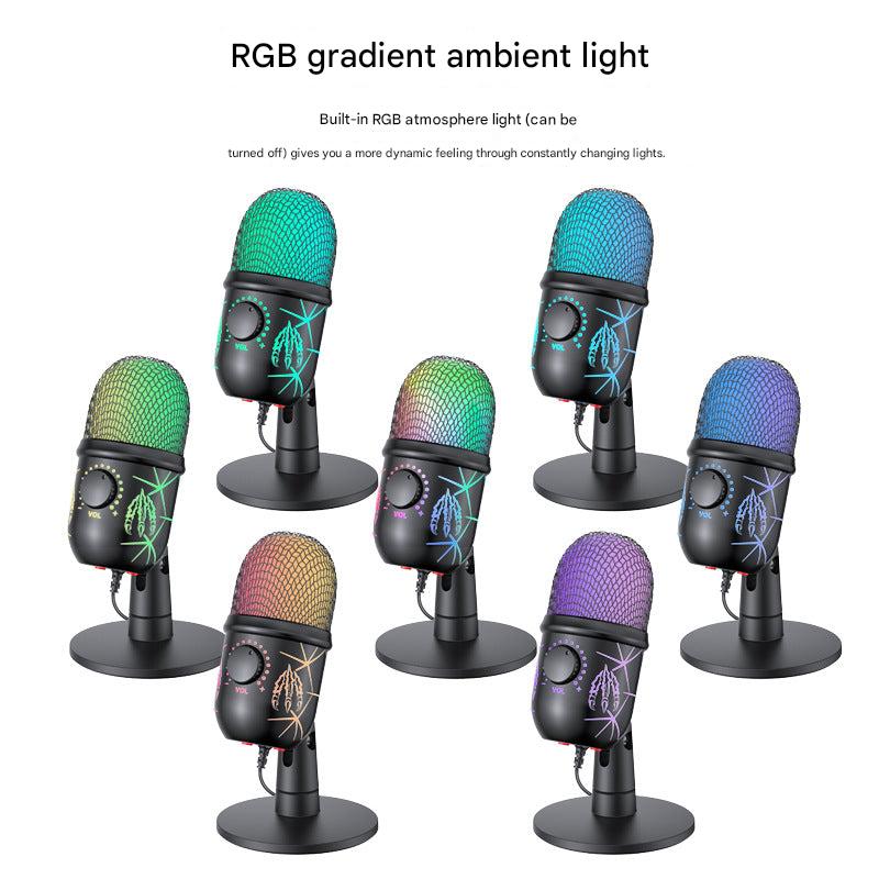 V5 RGB condenser microphone front view