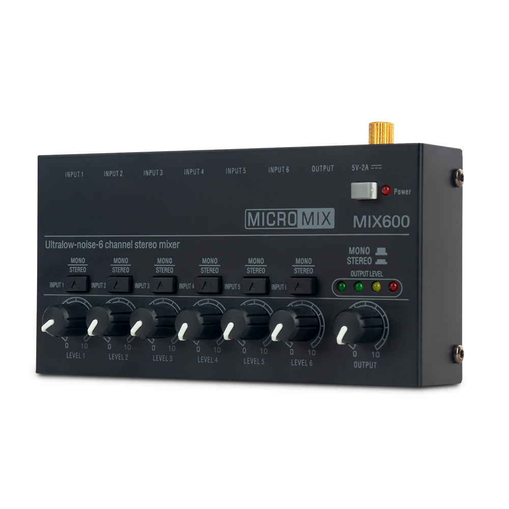 Versatile audio mixer with easy controls