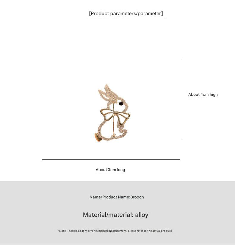 Cute Animal Brooch for New Year Celebration Image 3