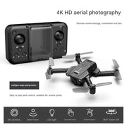 Black [4K HD Aerial Photography with Intelligent Altitude Hold]