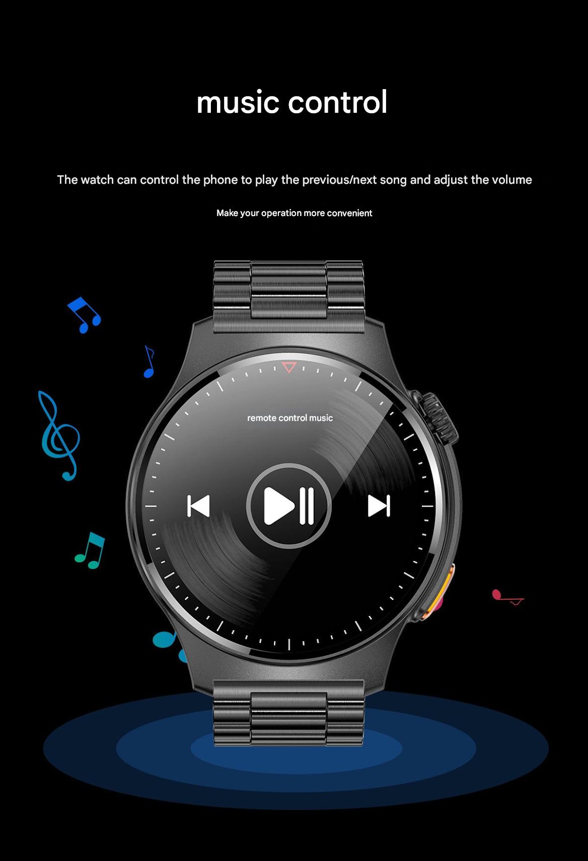 Fitness tracking capabilities of QW49 Smartwatch