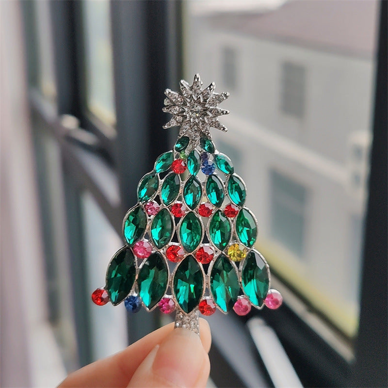 fashion brooch on coat close up image 2