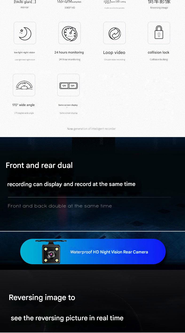 Car Accessories Dash Cam Features