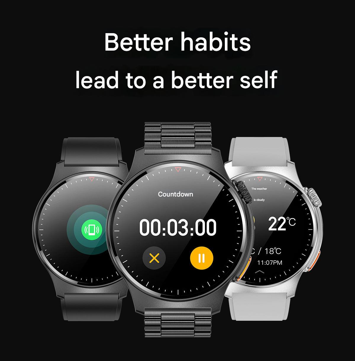 Detailed health tracking features of QW49 Smartwatch