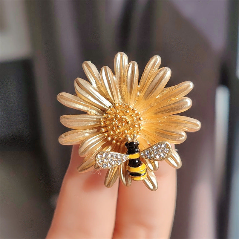 Vibrant Floral Enamel Brooch Pin Collection