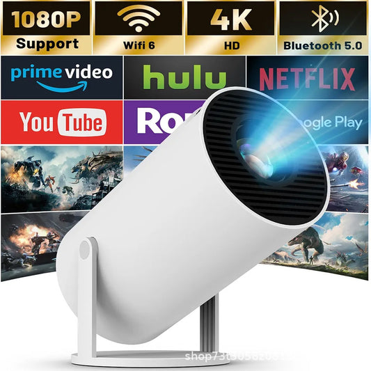 Wireless projector with Bluetooth compatibility
