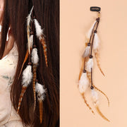 1- Brown and White Feather