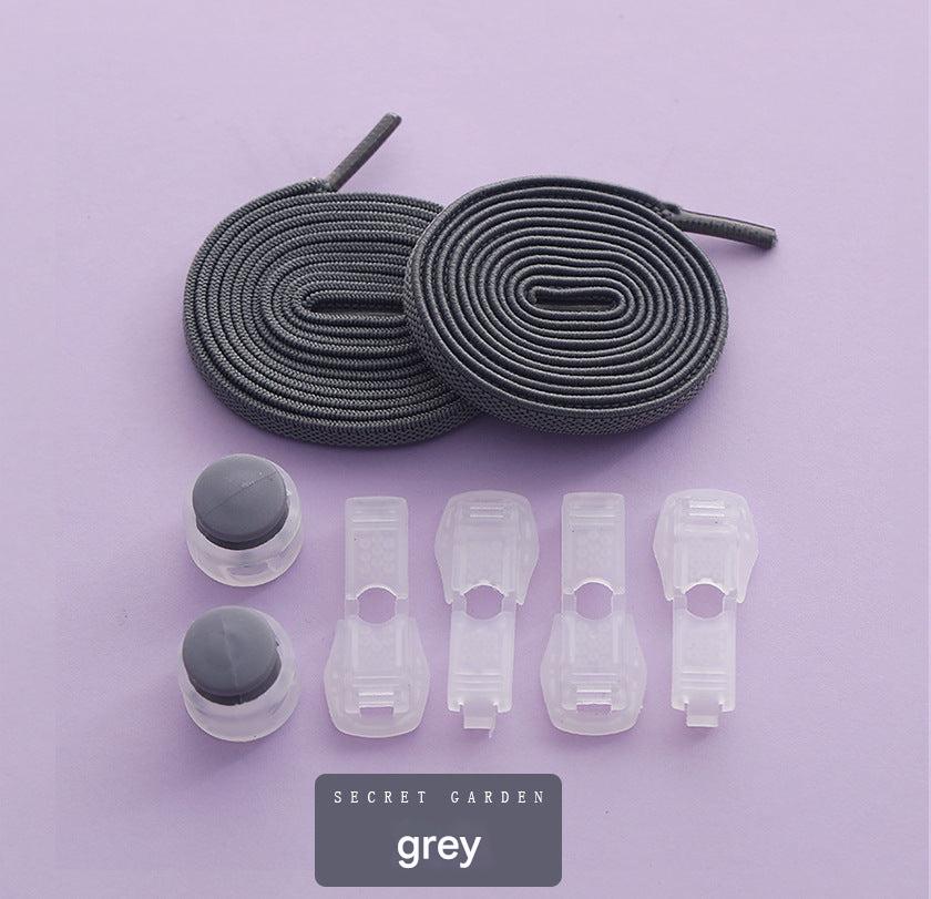 Adjustable elastic lace clips for sneakers