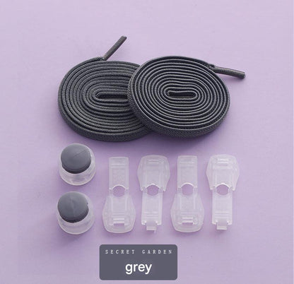 Adjustable elastic lace clips for sneakers