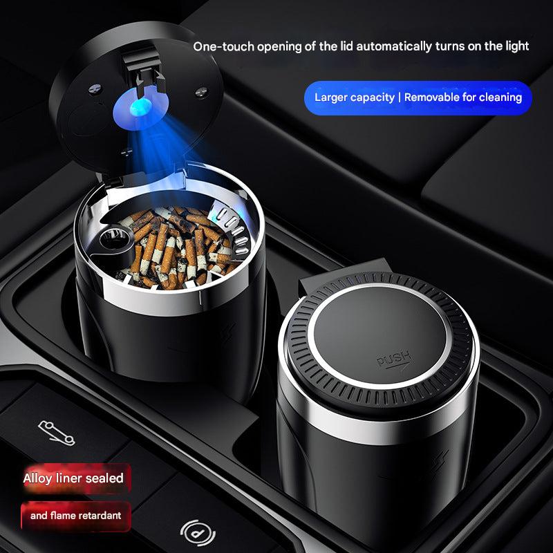 Portable automotive ashtray