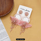 4 - Pink Crystal Flower Skirt Tassel