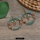 7-Meter Bead Round Crystal Pendant (Blue Pink)