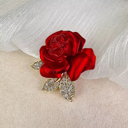 Fashionable Rose Flower Brooch