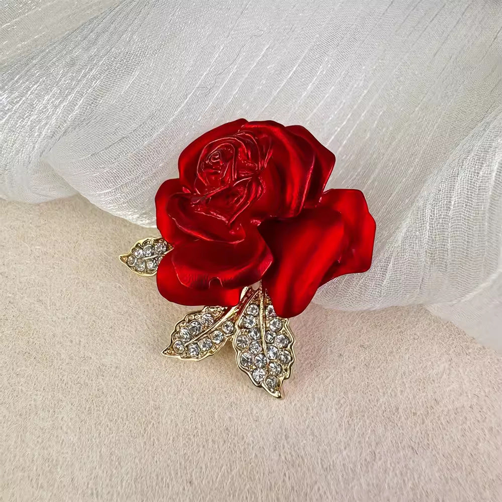 fashionable rose brooch for special events image 5