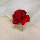 Fashionable Rose Flower Brooch
