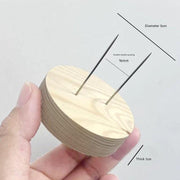 Double-stitched wooden base (Pack of 1)