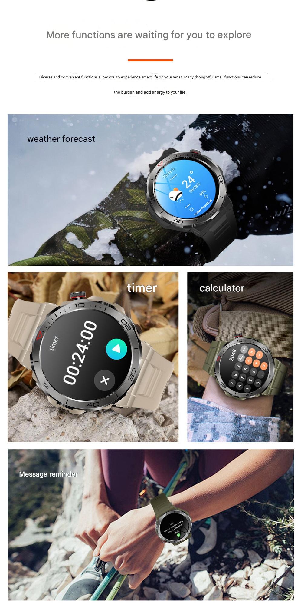 MK68 Smart Fitness Watch - Image 2