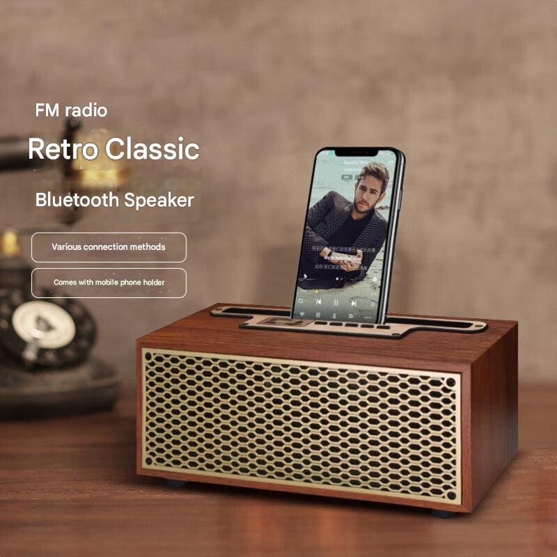 Close-up of speaker material and finish