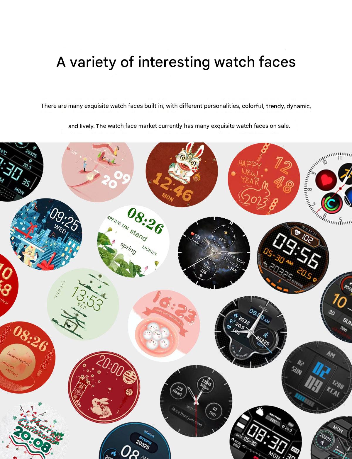 QW49 Smartwatch with ECG and PPG Bluetooth Call feature