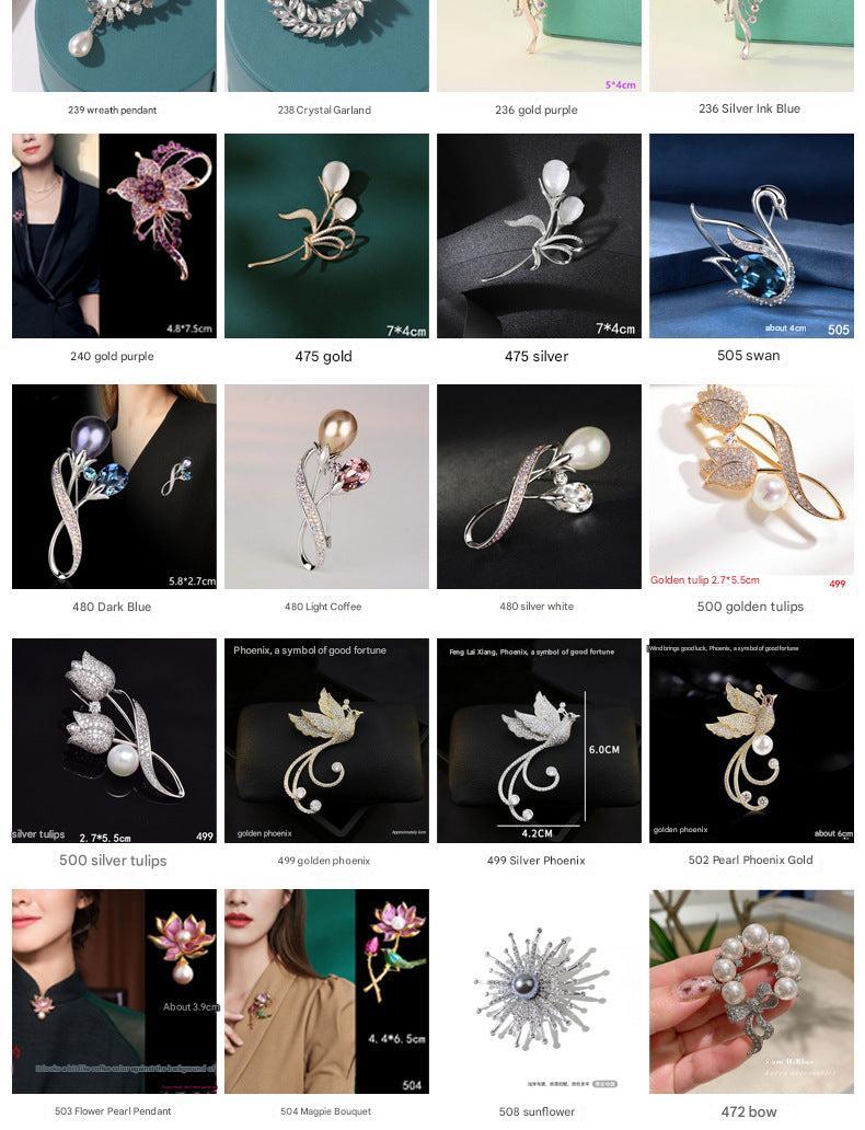 Stylish scarf clip accessory