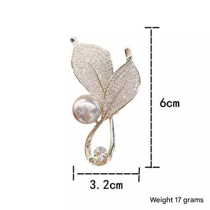Gift Ready Leaf Brooch for Special Occasions - Image 7