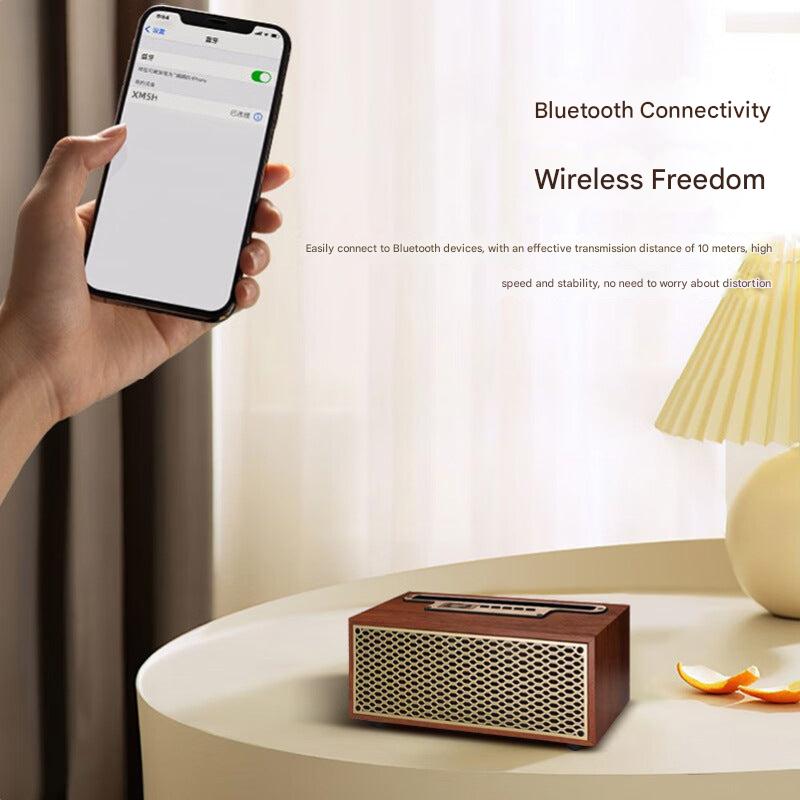 Bluetooth speaker with clear sound demonstration