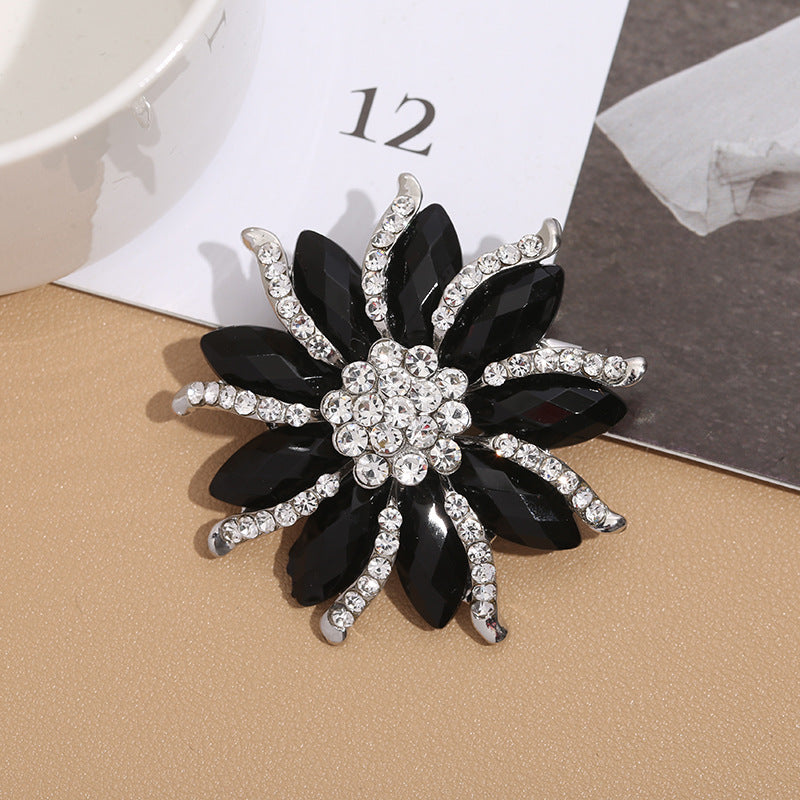 Premium Alloy Flower Brooch Pin Image 10