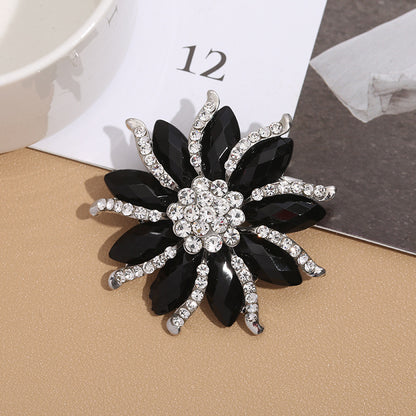Premium Alloy Flower Brooch Pin Image 10