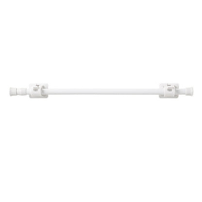 Stylish curtain rod in living room