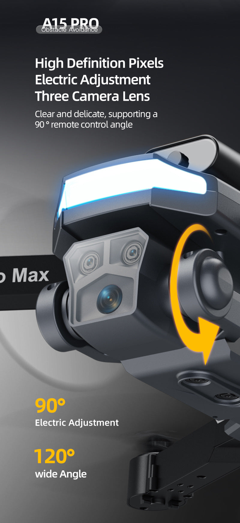 Remote control interface of A15 drone
