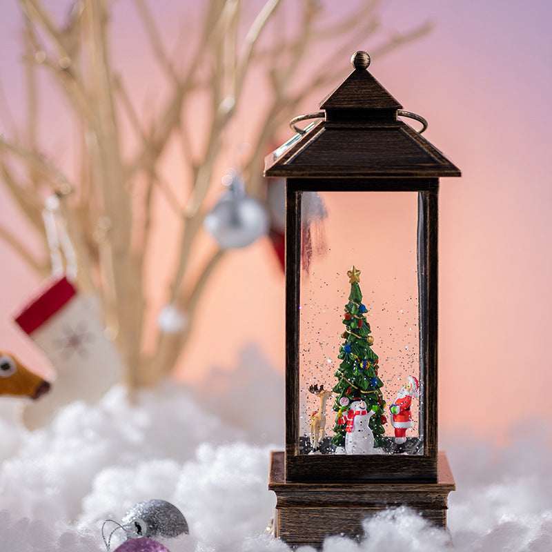 traditional christmas decoration carousel music