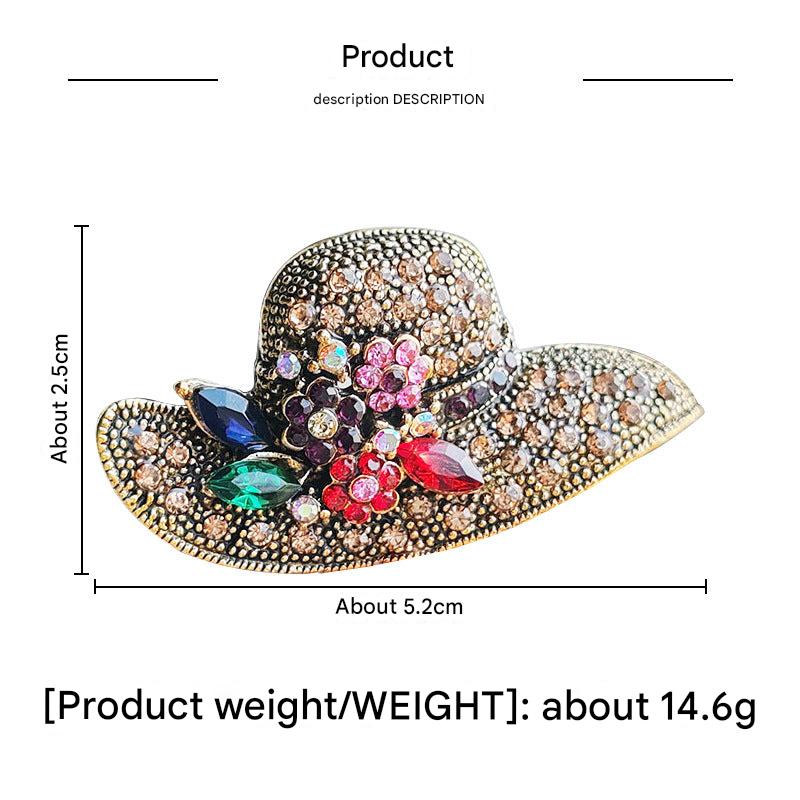 Fashionable queen mask brooch for women