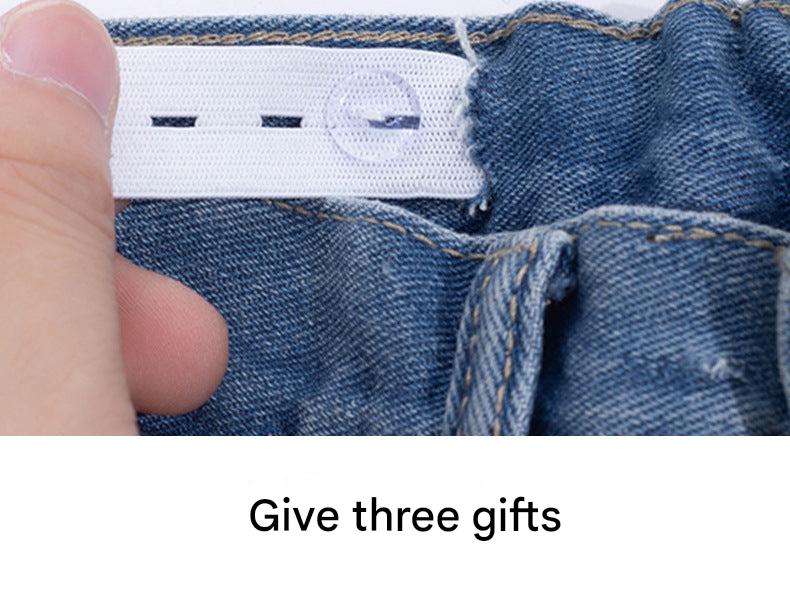 Adjustable denim trouser belt image 1