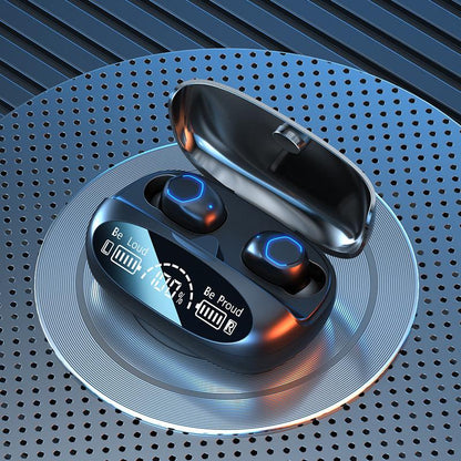 M22 wireless earbuds closeup image 4