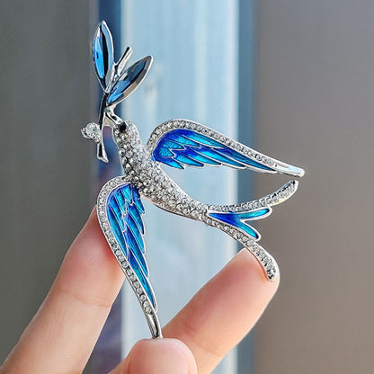 Blue Swallow Brooch Image 8