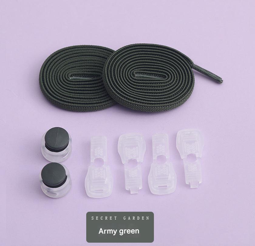 No-tie spring shoelaces for kids in vibrant colors