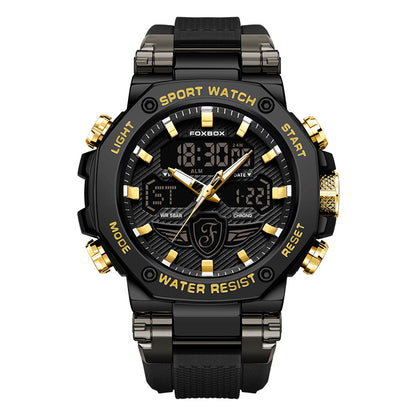 Zinc alloy case digital watch on wrist